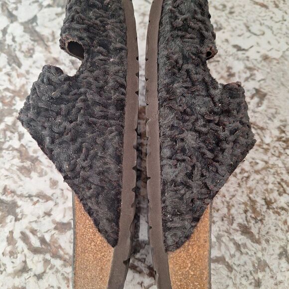 Birkenstock big buckle leather felt‎ sandals size 38 - Picture 7 of 8